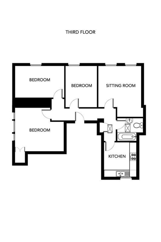 Beautiful Character 3 Bed City Centre Apartment 바스 외부 사진